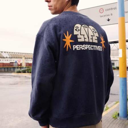 sudadera NWHR Perspective blue