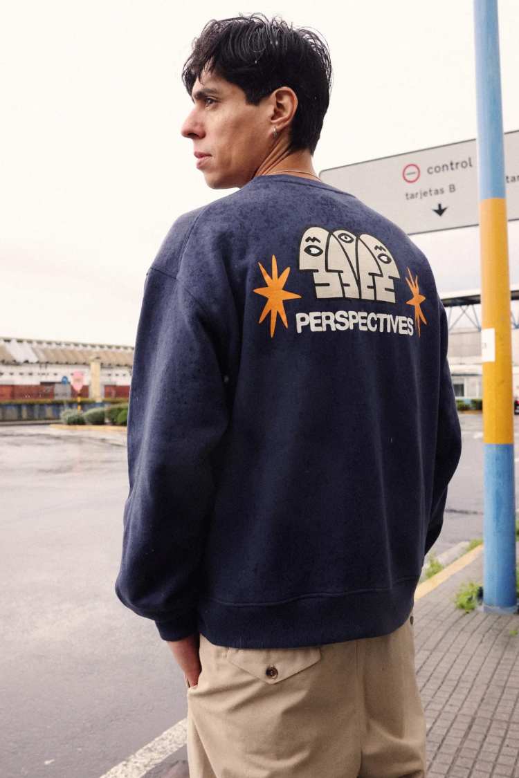 sudadera NWHR Perspective blue