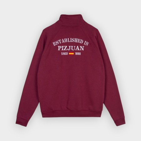 Sudadera Esenzia Pizjuan burdeos