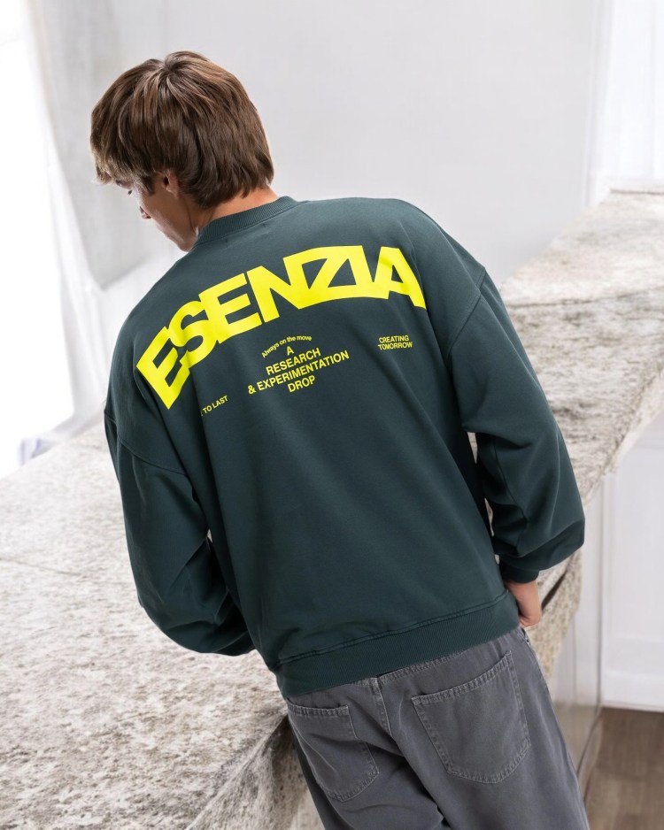 sudadera Esenzia Green Spark