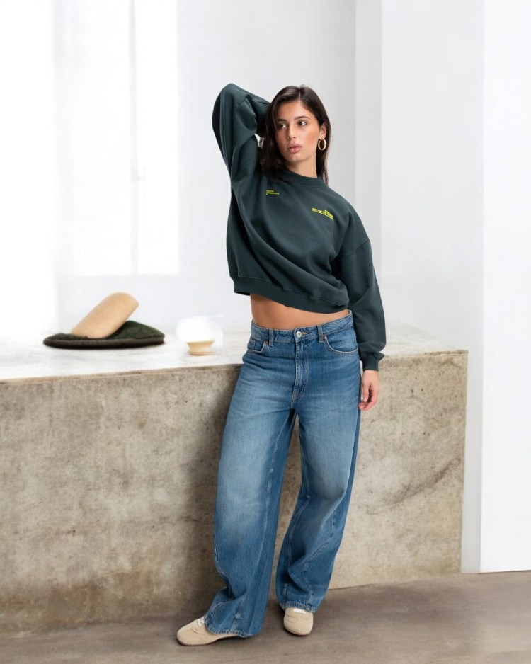 sudadera Esenzia Green Spark