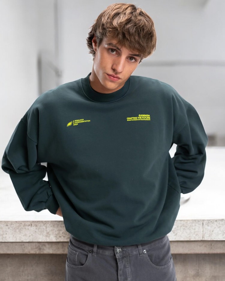 sudadera Esenzia Green Spark
