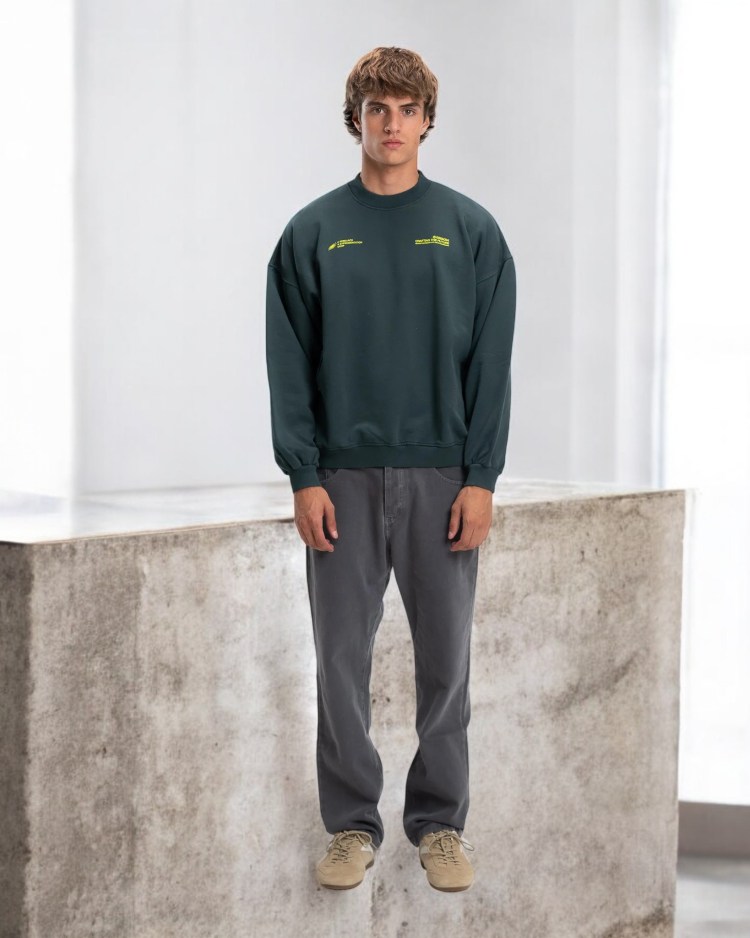 sudadera Esenzia Green Spark