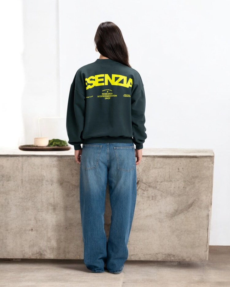sudadera Esenzia Green Spark