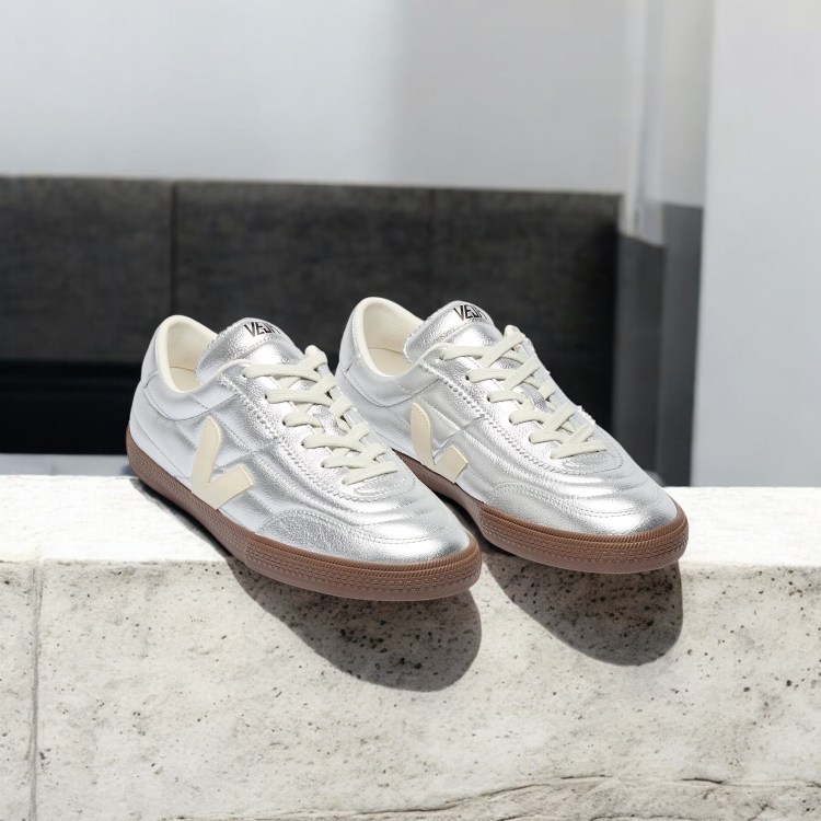 Panenka leather silver pierre