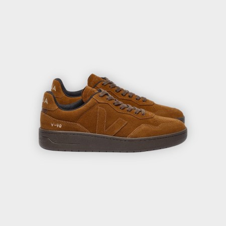 Veja V-90 suede cognac