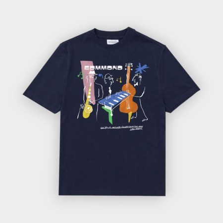 Camiseta Edmmond Cassette navy