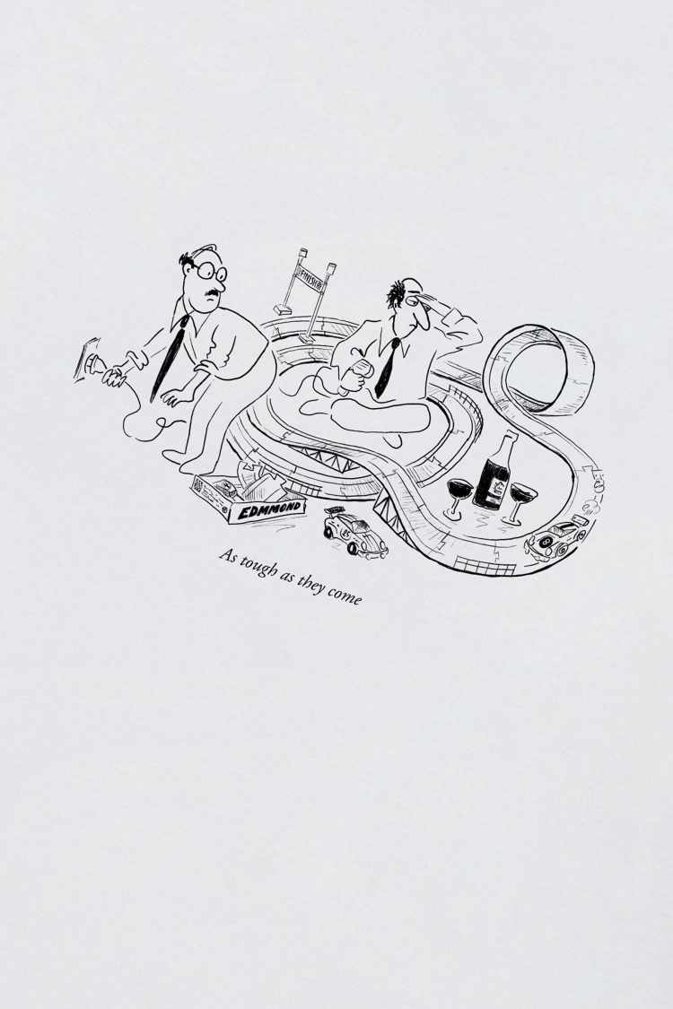 Camiseta Edmmond Scalextric white