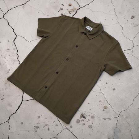 Camisa Leikio olive