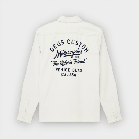 Deus Ex Machina - Camisa Nomad Shirt Dirty White