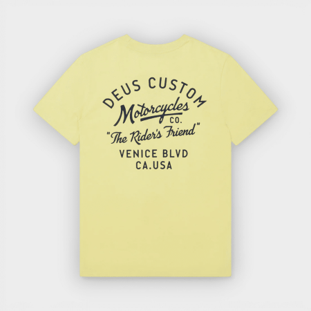 Deus Ex Machina - Camiseta Camber Tee Canary Yellow