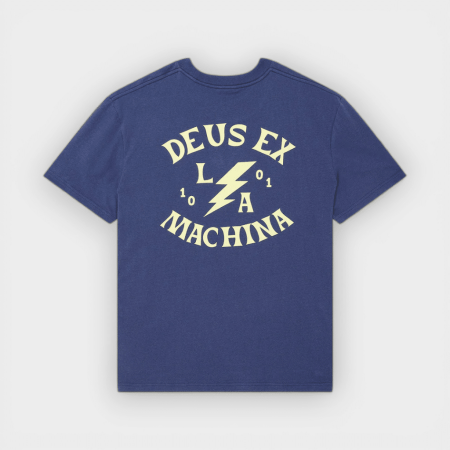 Deus Ex Machina - Camiseta Chinook Tee Mechanic Blue
