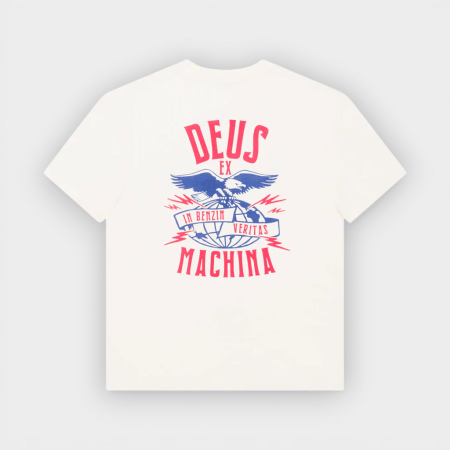 Deus Ex Machina - Camiseta Claw Some Whizz Tee Dirty White