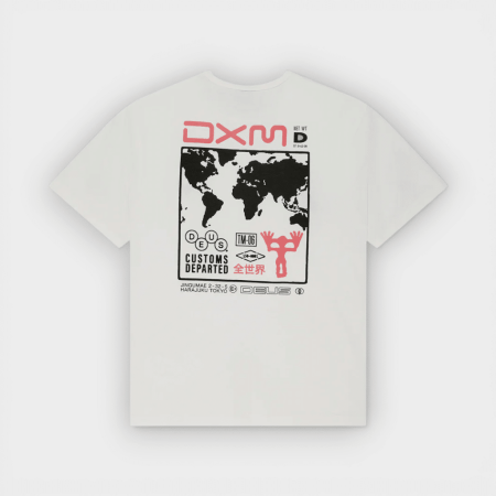 Deus Ex Machina - Camiseta Departed Tee Vintage White