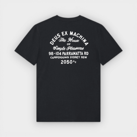 Deus Ex Machina - Camiseta Drovers Dog Tee Black