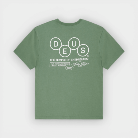 Deus Ex Machina - Camiseta Mechanism Tee Loden Frost Green