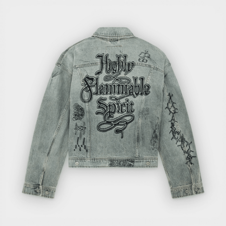 Deus Ex Machina - Chaqueta Mephistopheles Jacket Vintage Indigo