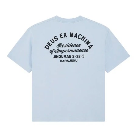 Deus Ex Machina - Camiseta Harajuku Sign Tee Cerulean Blue