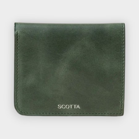 cartera Scotta piel verde