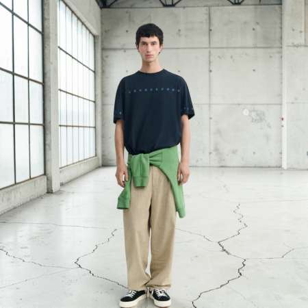 Camiseta navy bordada Aaron