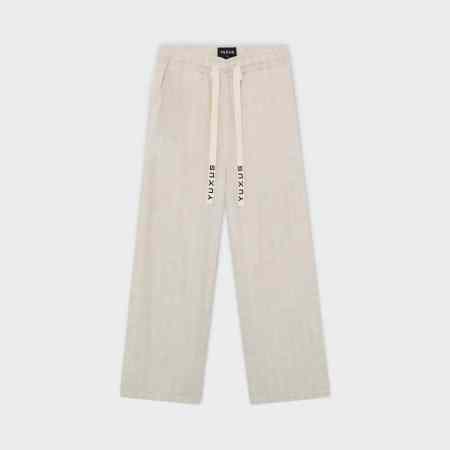 Yuxus - Pantalones tawny Linen
