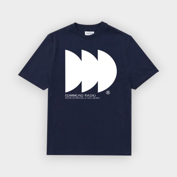 Camiseta Edmmond Radio navy