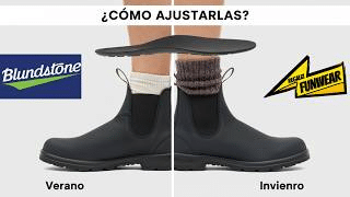 ¿Botas Blundstone grandes? El truco de la plantilla extra