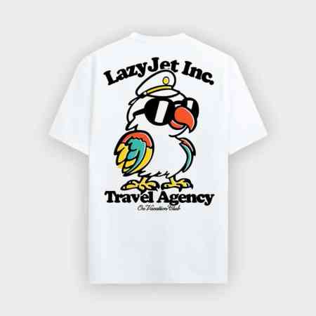 On Vacation - Camiseta LazyJet T-Shirt White