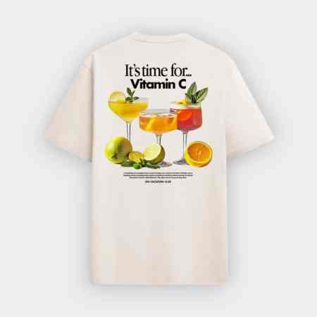 On Vacation - Camiseta Vitamin C T-Shirt Beige