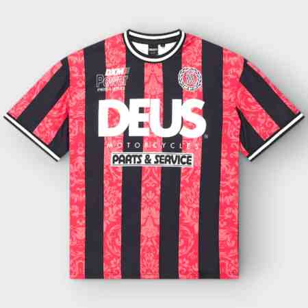 Deus Ex Machina - Camiseta Nouveau Moto Tee Fiery Red