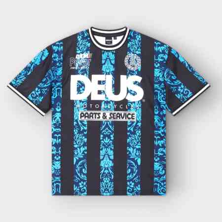 Deus Ex Machina - Camiseta Nouveau Moto Tee Pageant Blue