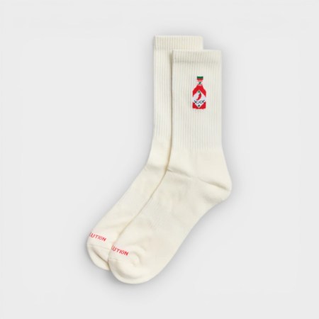 Revolution – Calcetines Jacquard 8925 CHI White