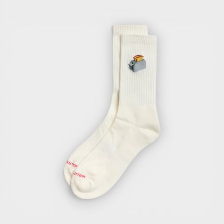 Revolution – Calcetines Jacquard 8925 TOA White