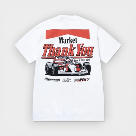 Market Studios - Camiseta Have A Nice Race T-Shirt White