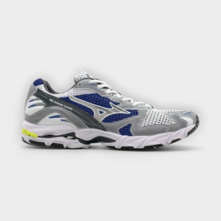 Mizuno - Zapatillas Wave Rider 10 White Silver Surf The Web