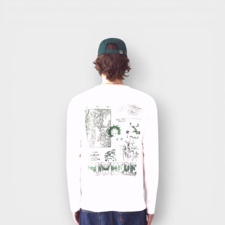 NWHR - Camiseta Larga All The Peace I Need Blanco