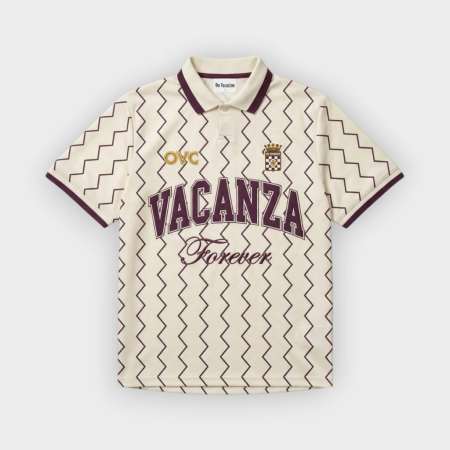 On Vacation - Polo Vacanza Soccer Jersey Beige