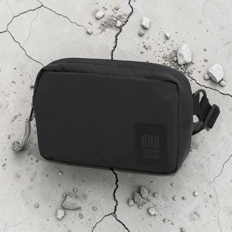 Riñonera Ripstop Belt Bag black