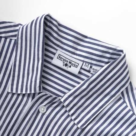 Camisa Poplin stripe Royal