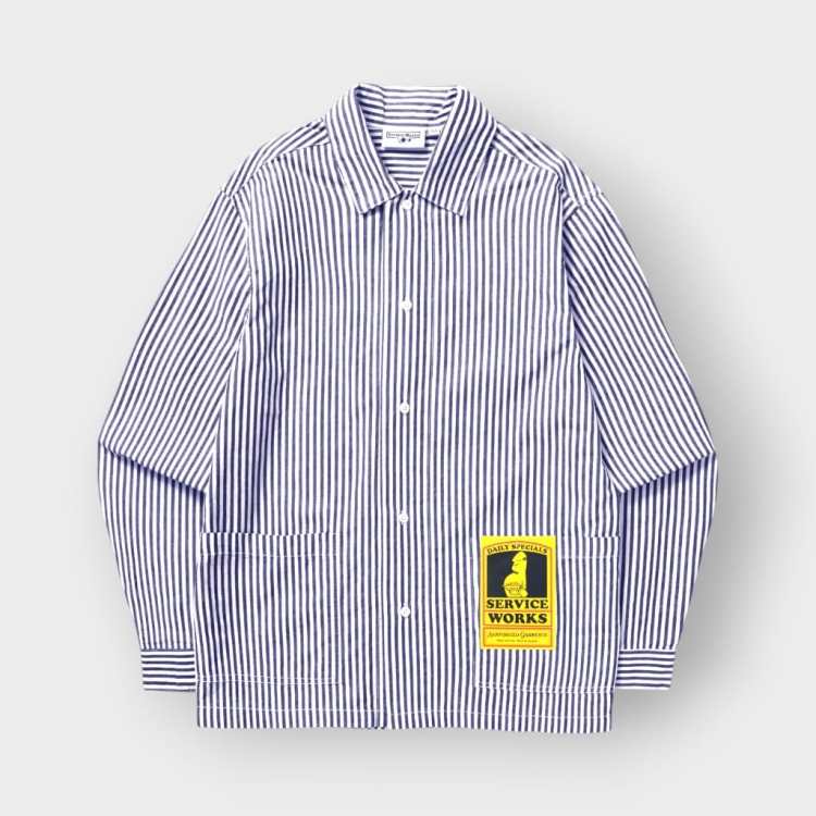 Camisa Poplin stripe Royal