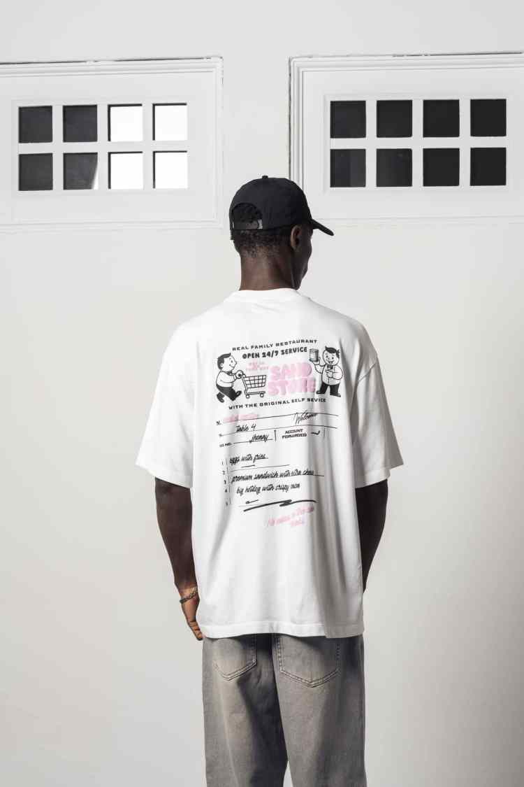 Camiseta Sand store white