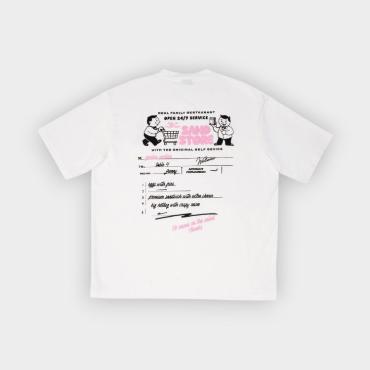 Camiseta Sand store white