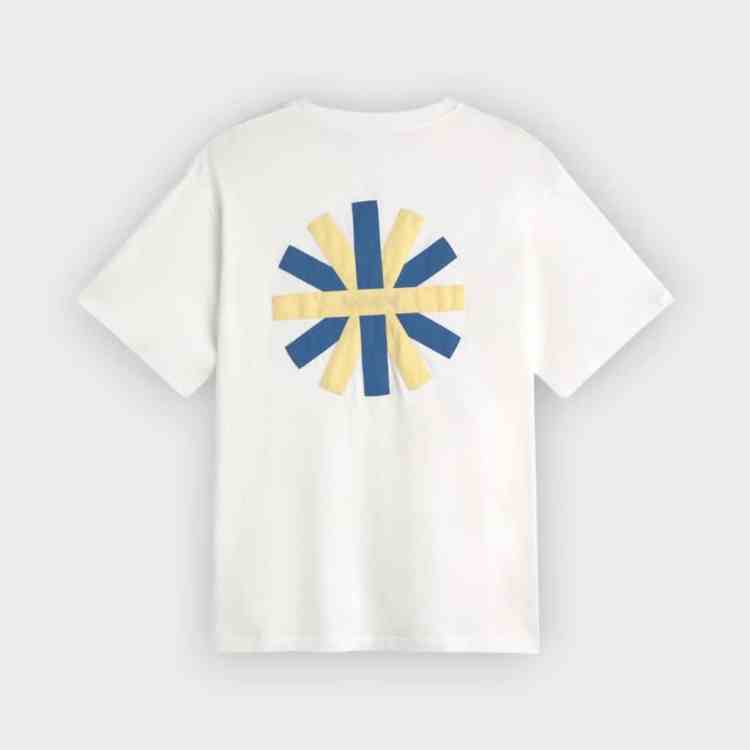 Camiseta blanca patched sol