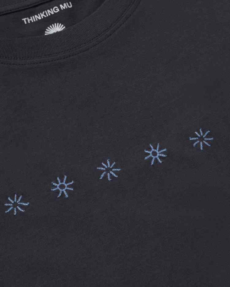 Camiseta navy bordada Aaron