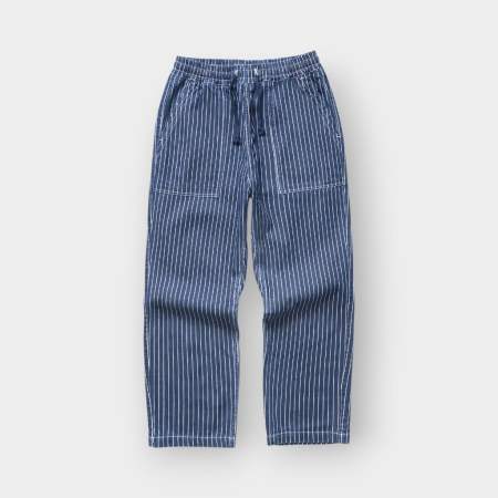 Pantalones Pinstripe denim indigo
