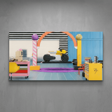 Chela Clo – Cuadro The Future Is Retro