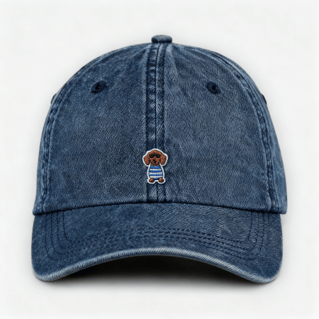 Blueblue Chihuahua- Gorra Vintage Navy Algodón Orgánico