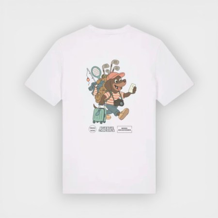 Blueblue Chihuahua - Camiseta Modo Vacaciones Algodón Orgánico
