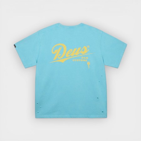 Deus Ex Machina - Camiseta Damaged Dyed Tee Green