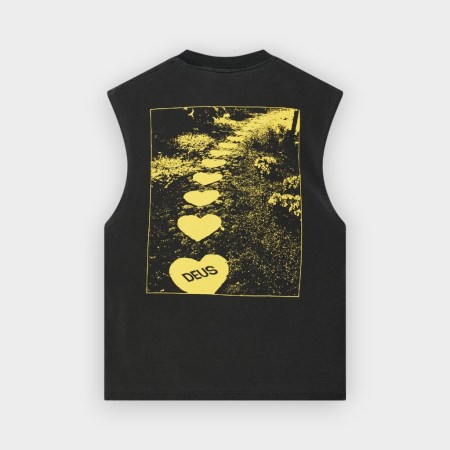 Deus Ex Machina - Camiseta Save Your Sole Muscle Vintage Antracita